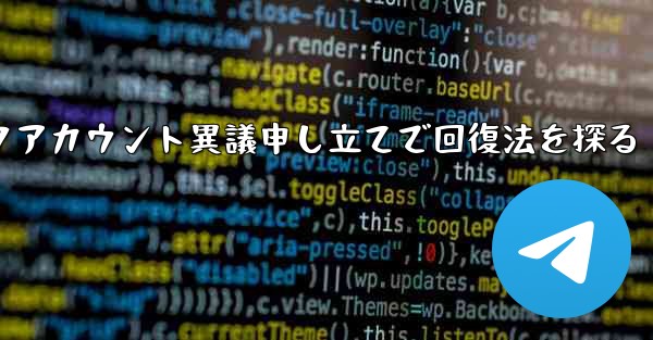 ロックアカウント異議申し立てで回復法を探る