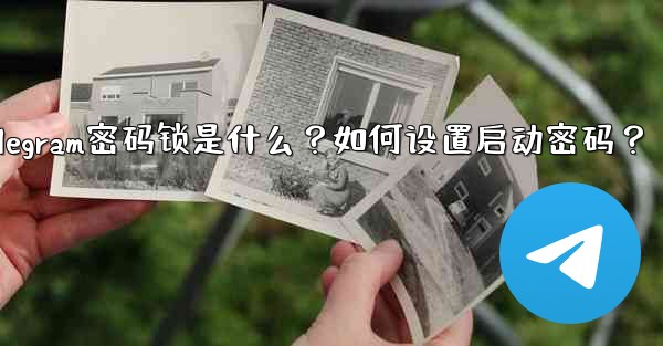 Telegram密码锁是什么？如何设置启动密码？