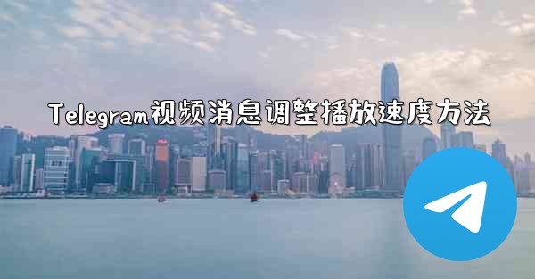 Telegram视频消息调整播放速度方法