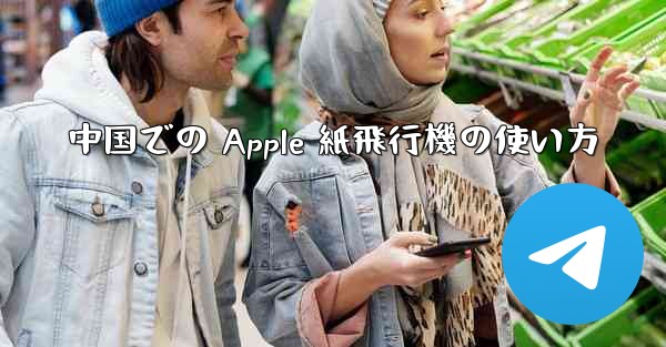 中国での Apple 紙飛行機の使い方