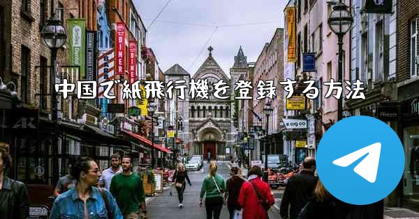 中国で紙飛行機を登録する方法