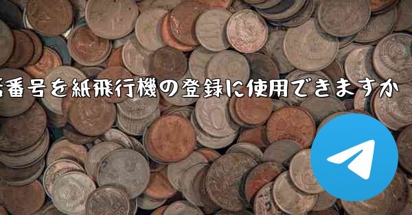 中国の携帯電話番号を紙飛行機の登録に使用できますか