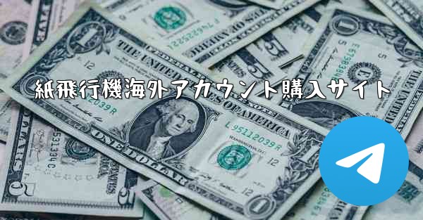 紙飛行機海外アカウント購入サイト