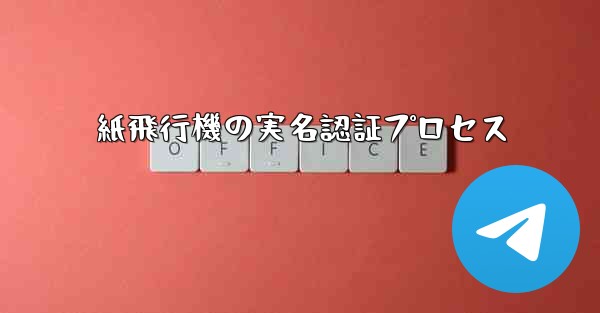 紙飛行機の実名認証プロセス