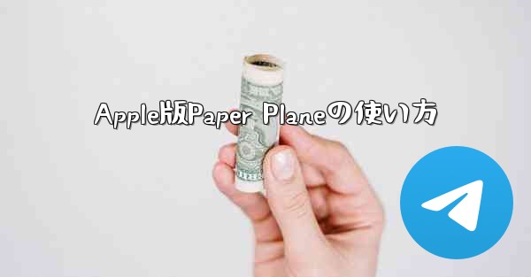 Apple版Paper Planeの使い方