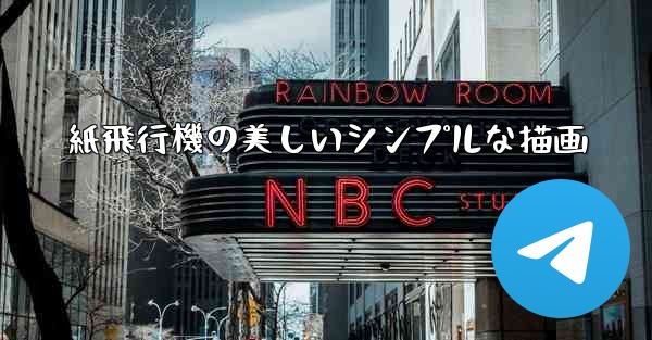 紙飛行機の美しいシンプルな描画
