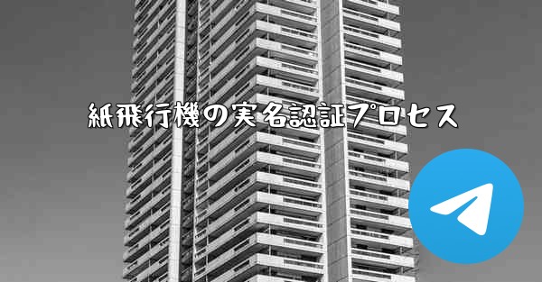 紙飛行機の実名認証プロセス