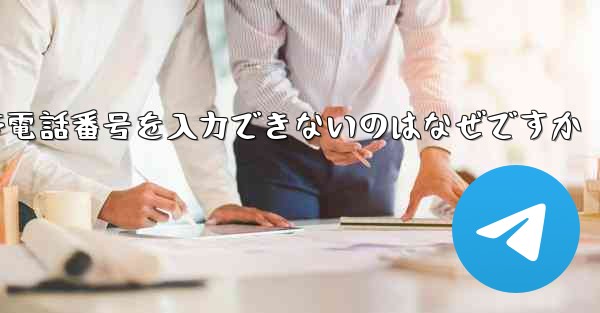 Paper Plane の携帯電話番号を入力できないのはなぜですか