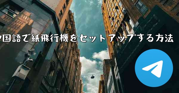 簡体字中国語で紙飛行機をセットアップする方法