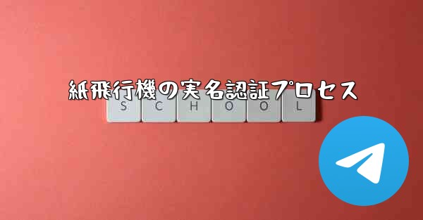 紙飛行機の実名認証プロセス
