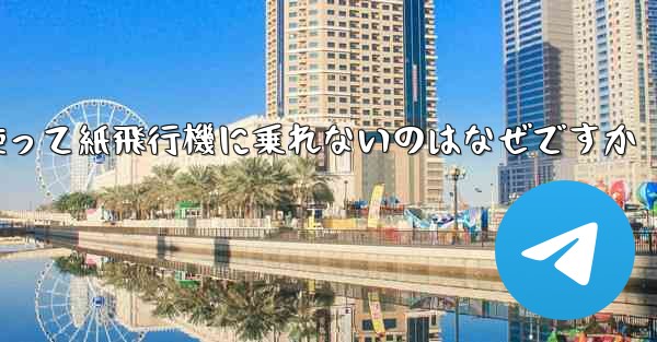 携帯電話番号を使って紙飛行機に乗れないのはなぜですか