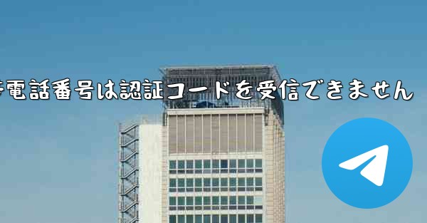 Paper Plane 86 の携帯電話番号は認証コードを受信できません