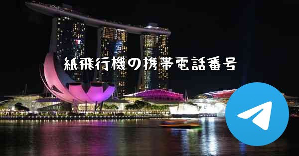 紙飛行機の携帯電話番号
