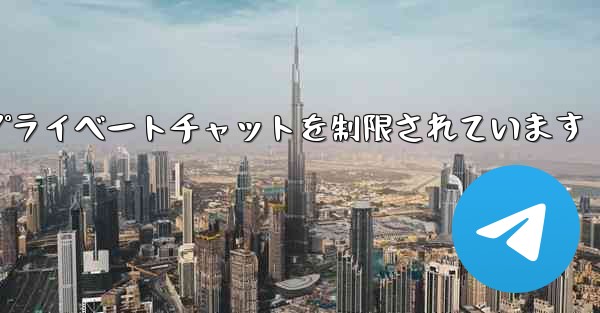 紙飛行機はアクティブなプライベートチャットを制限されています