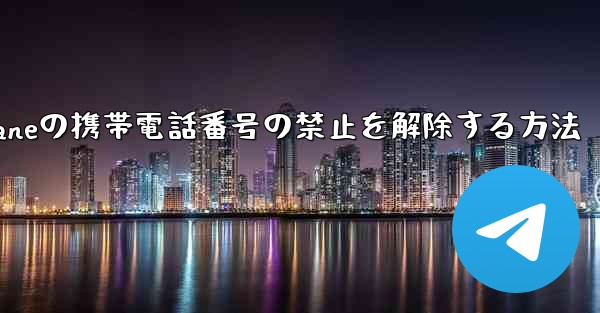 Paper Planeの携帯電話番号の禁止を解除する方法