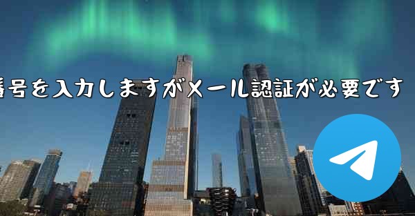 紙飛行機は携帯電話番号を入力しますがメール認証が必要です