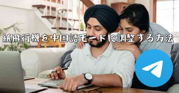 紙飛行機を中国語モードに調整する方法