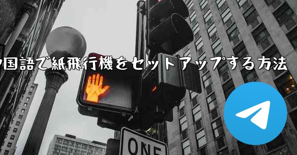 中国語で紙飛行機をセットアップする方法