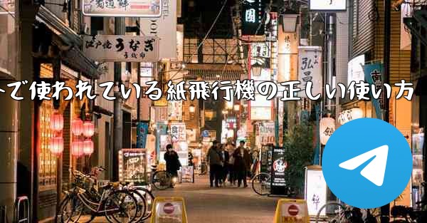 海外で使われている紙飛行機の正しい使い方