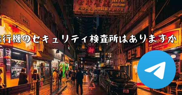紙飛行機のセキュリティ検査所はありますか