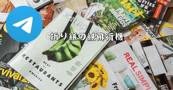 折り紙の紙飛行機