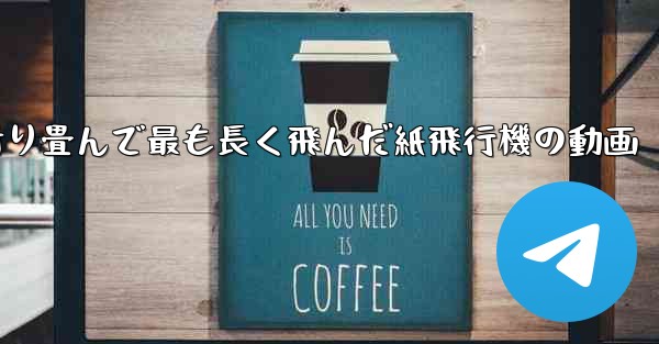折り畳んで最も長く飛んだ紙飛行機の動画