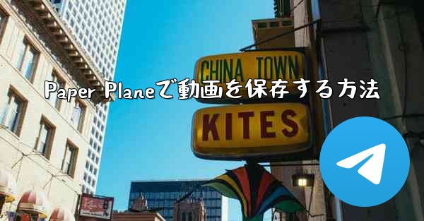 Paper Planeで動画を保存する方法