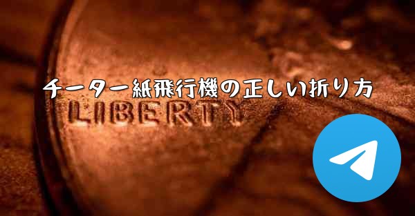 チーター紙飛行機の正しい折り方