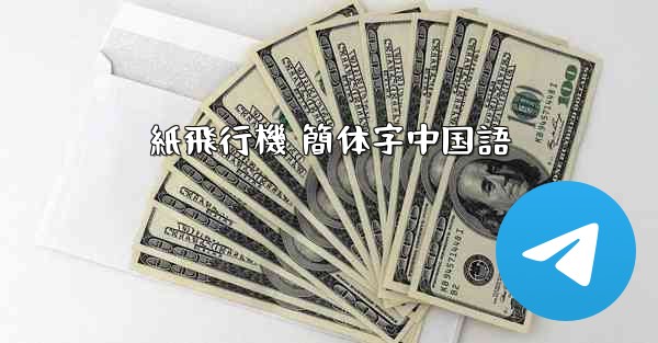 紙飛行機 簡体字中国語