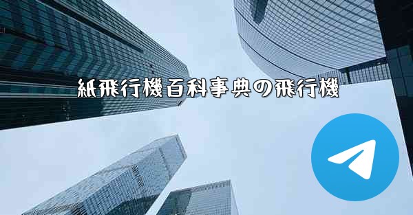 紙飛行機百科事典の飛行機