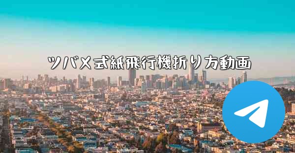 ツバメ式紙飛行機折り方動画