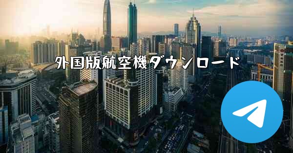 外国版航空機ダウンロード