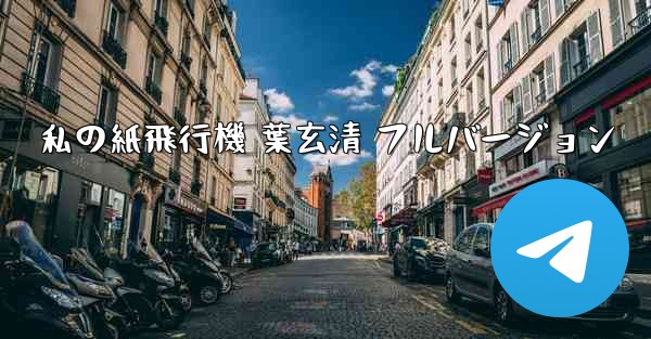 私の紙飛行機 葉玄清 フルバージョン