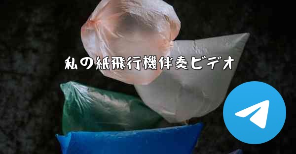 私の紙飛行機伴奏ビデオ