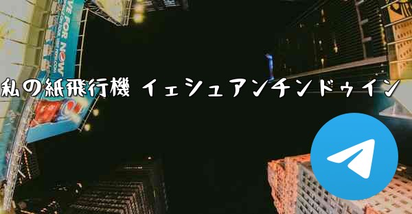 私の紙飛行機 イェシュアンチンドゥイン