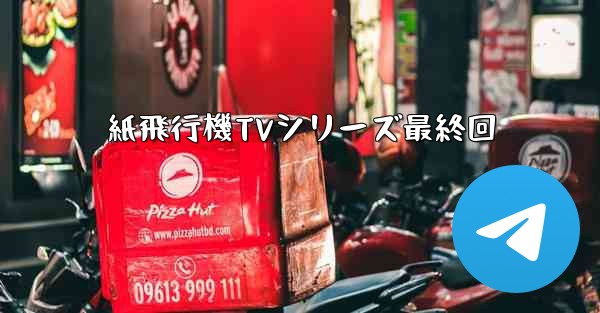 紙飛行機TVシリーズ最終回