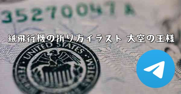 紙飛行機の折り方イラスト 大空の王様