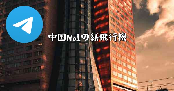 中国No1の紙飛行機