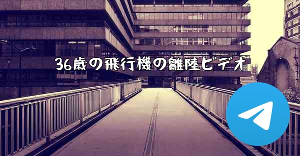 36歳の飛行機の離陸ビデオ