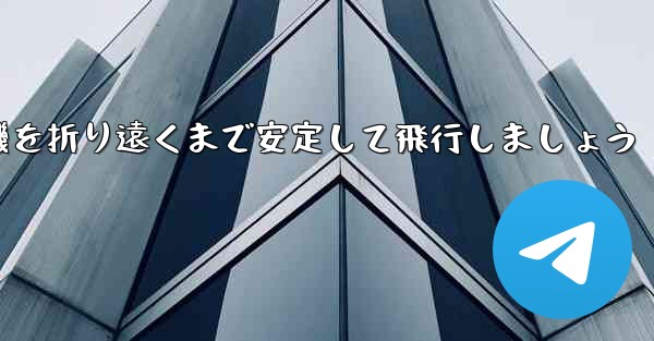 紙を使って飛行機を折り遠くまで安定して飛行しましょう