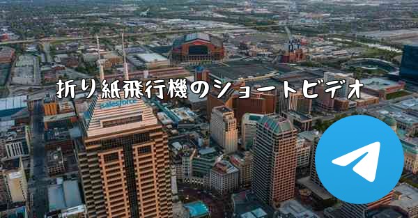 折り紙飛行機のショートビデオ