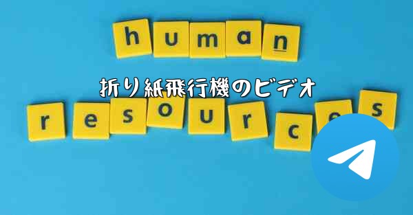 折り紙飛行機のビデオ