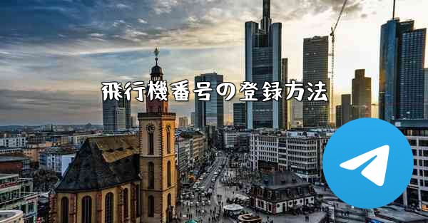 飛行機番号の登録方法