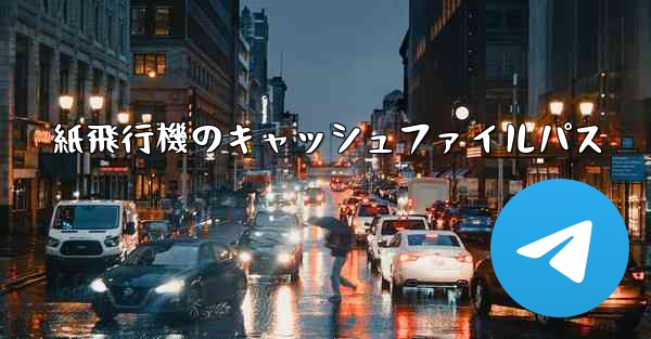 紙飛行機のキャッシュファイルパス