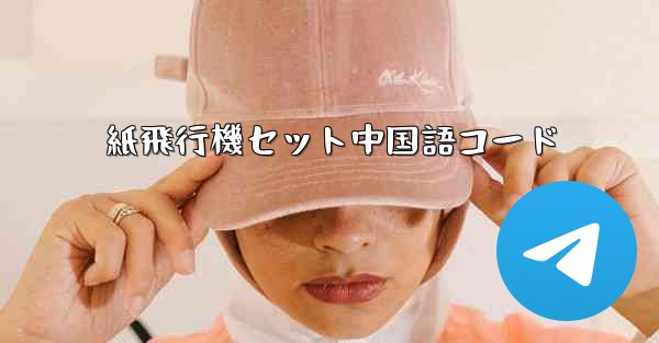 紙飛行機セット中国語コード