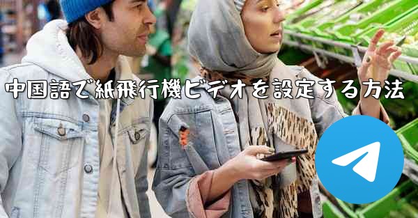 中国語で紙飛行機ビデオを設定する方法