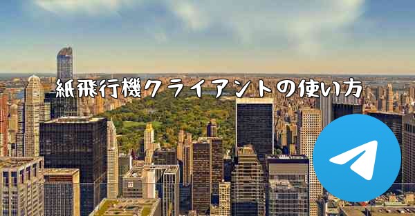紙飛行機クライアントの使い方