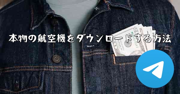 本物の航空機をダウンロードする方法
