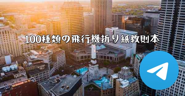 100種類の飛行機折り紙教則本