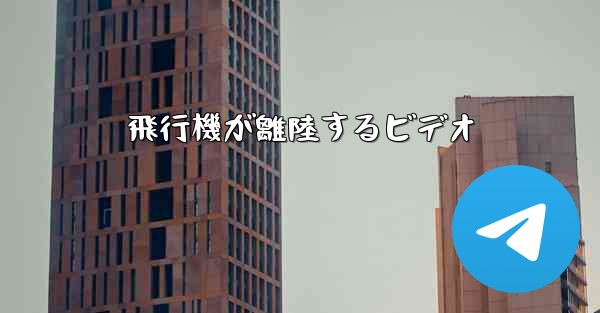 飛行機が離陸するビデオ